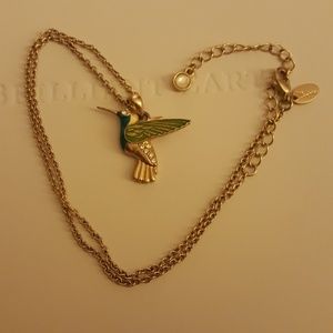 Lia Sophia hummingbird necklace